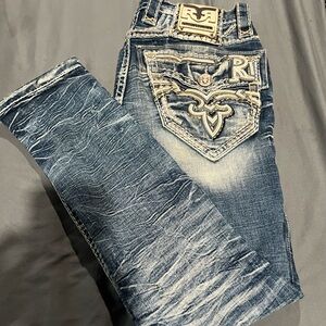 Rock revival russet slim taper size 28x30